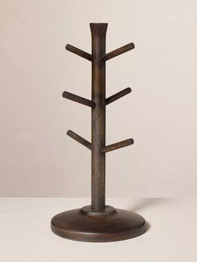 Wooden Mug Tree Pickled Black - Hearth & Hand Magnolia, Target